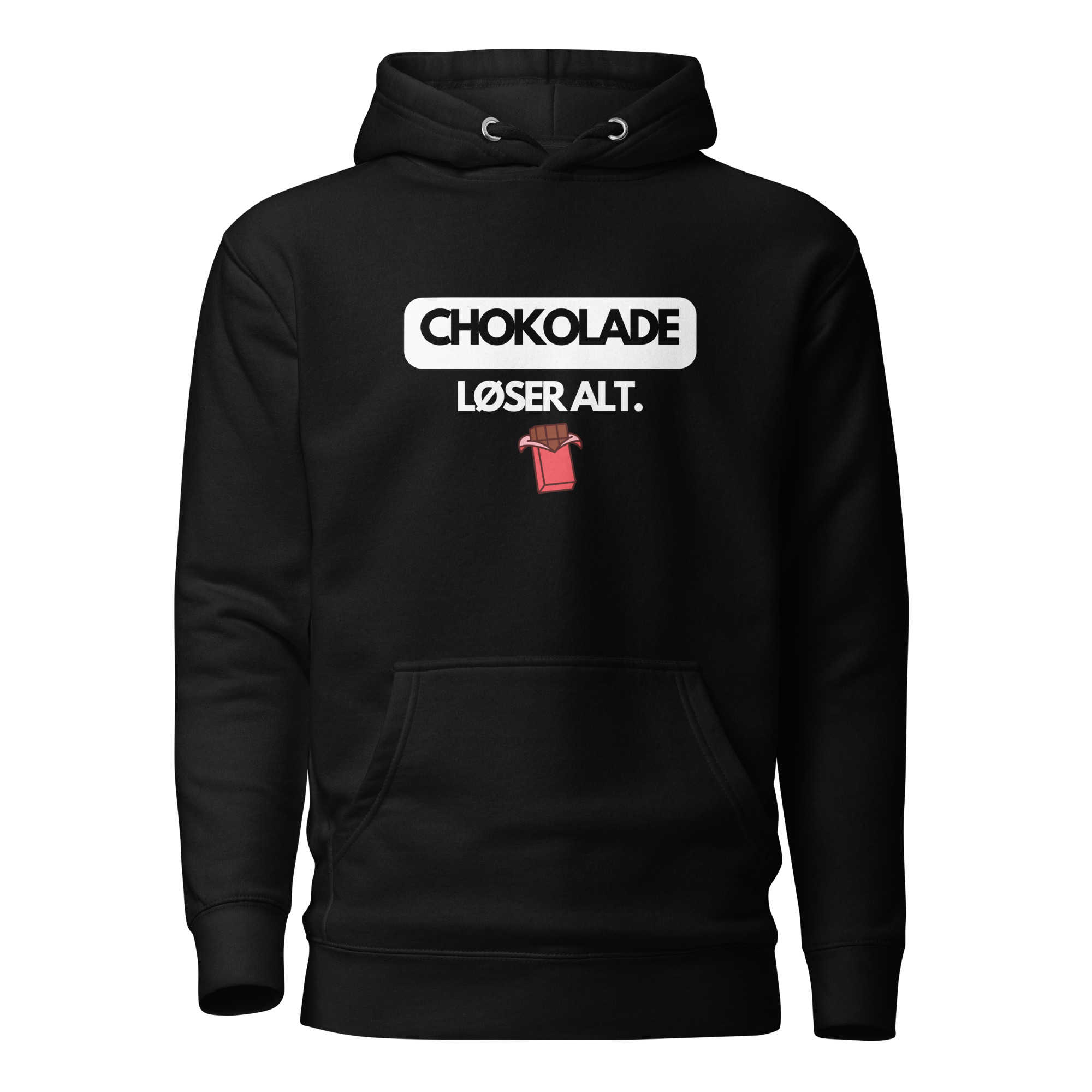 Chokolade Hoodie – Humor Unisex Hoodie | Gave til Chokoladeelskere