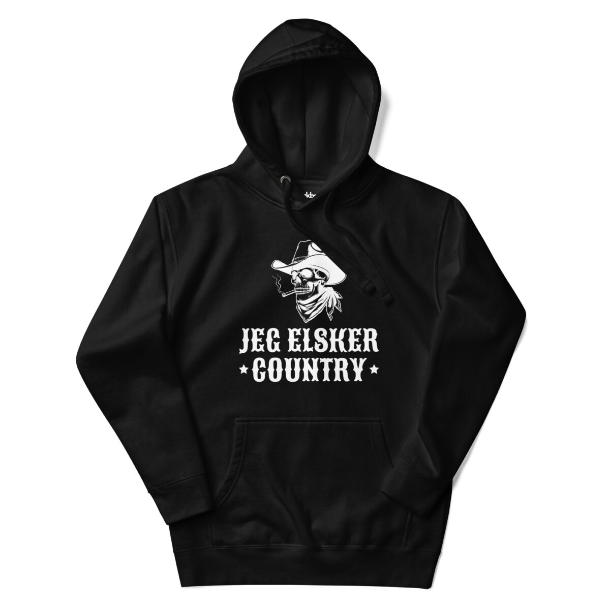 Jeg Elsker Country Hoodie – Humor og hygge i en blød unisex hoodie