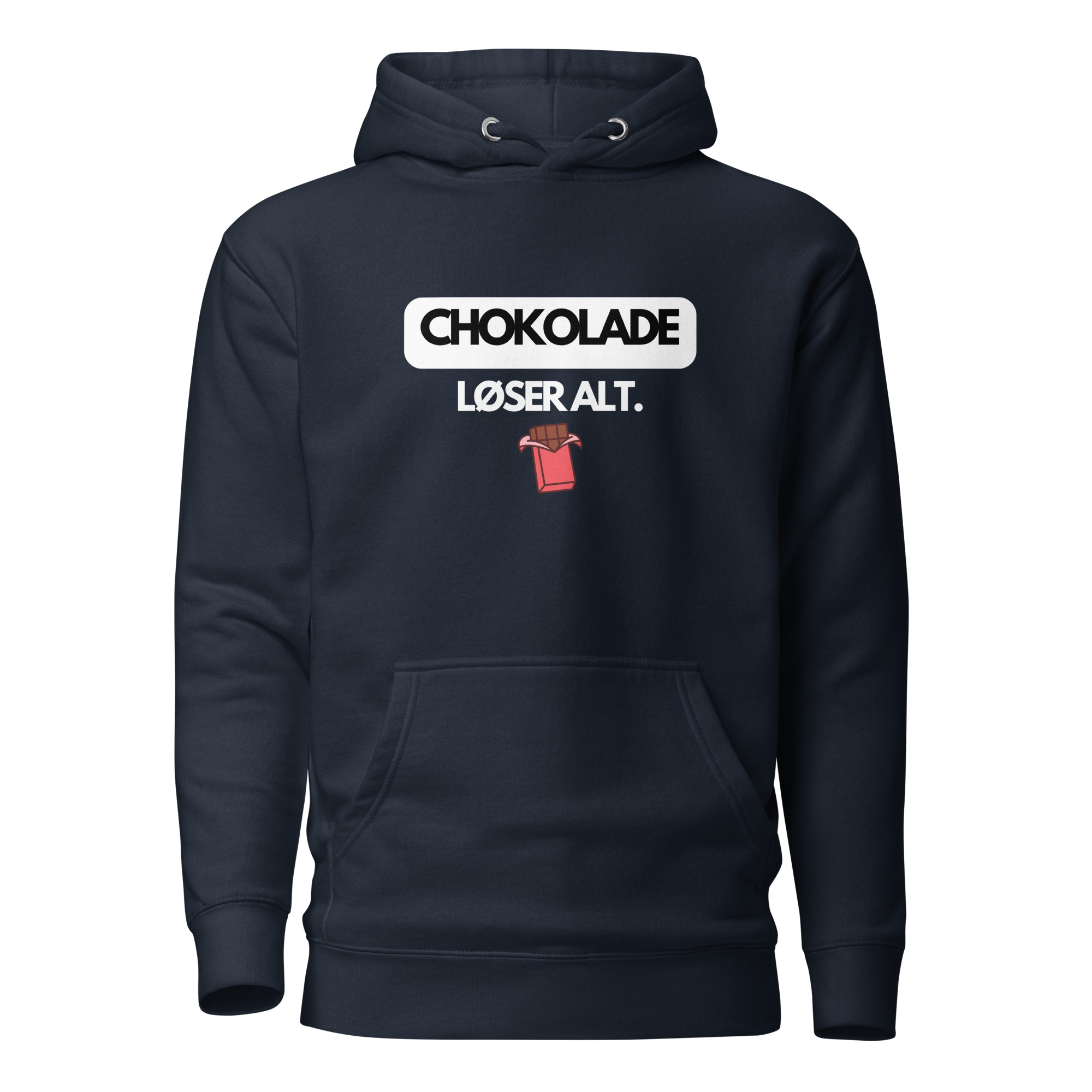 Chokolade Hoodie – Humor Unisex Hoodie | Gave til Chokoladeelskere - Billede 3