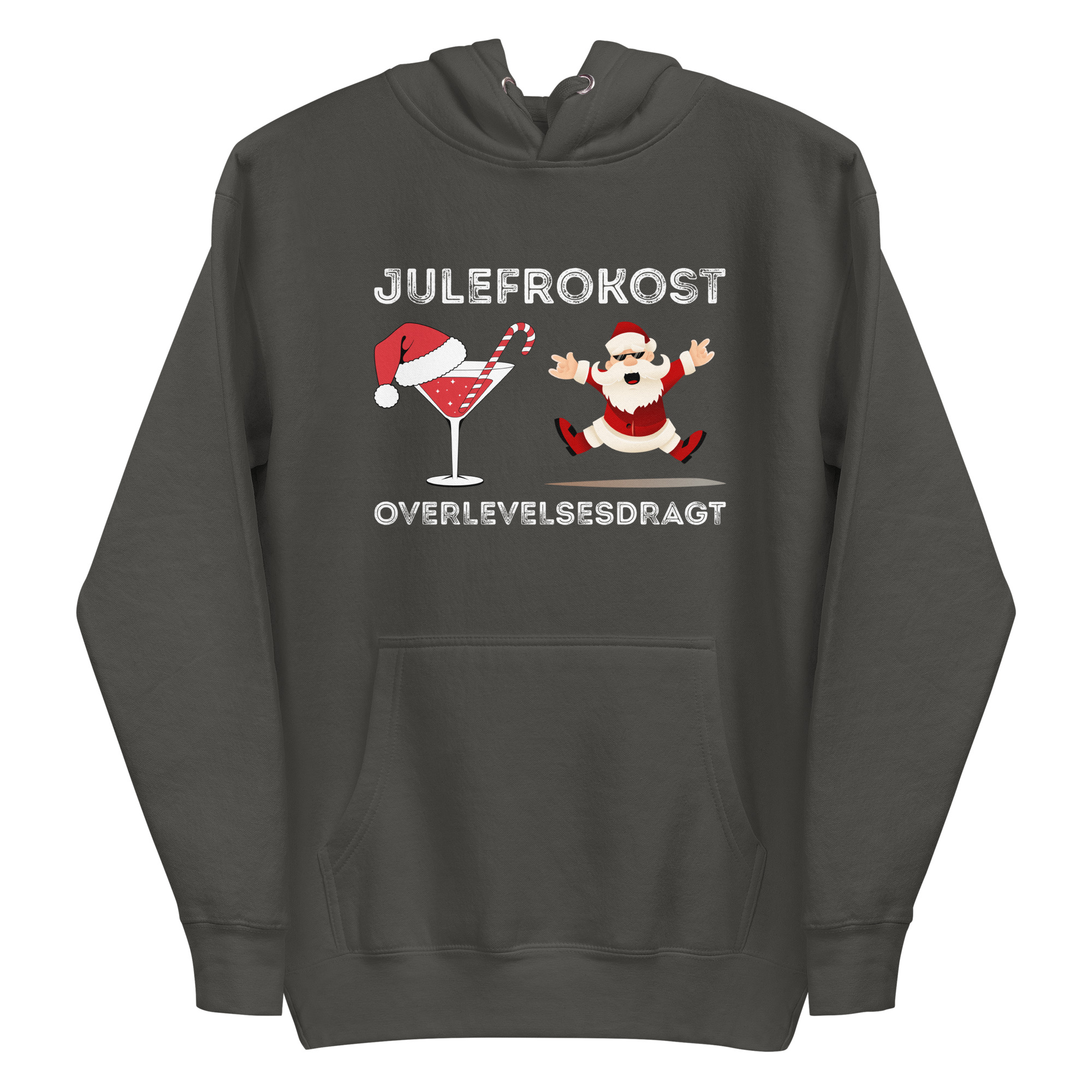 Julefrokost Overlevelsesdragt Hoodie – Sjov Jule Hoodie Unisex - Billede 3