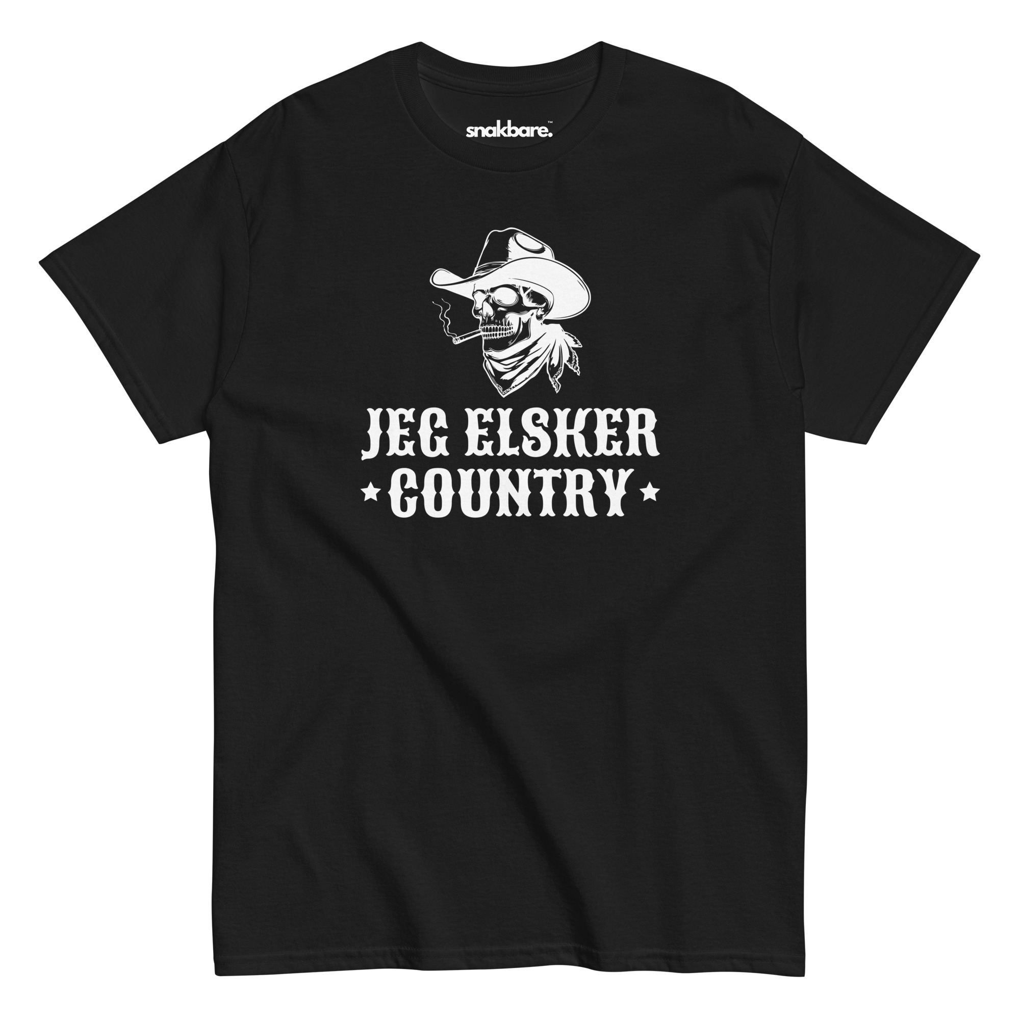 Jeg elsker Country – Unisex T-shirt til musikelskere