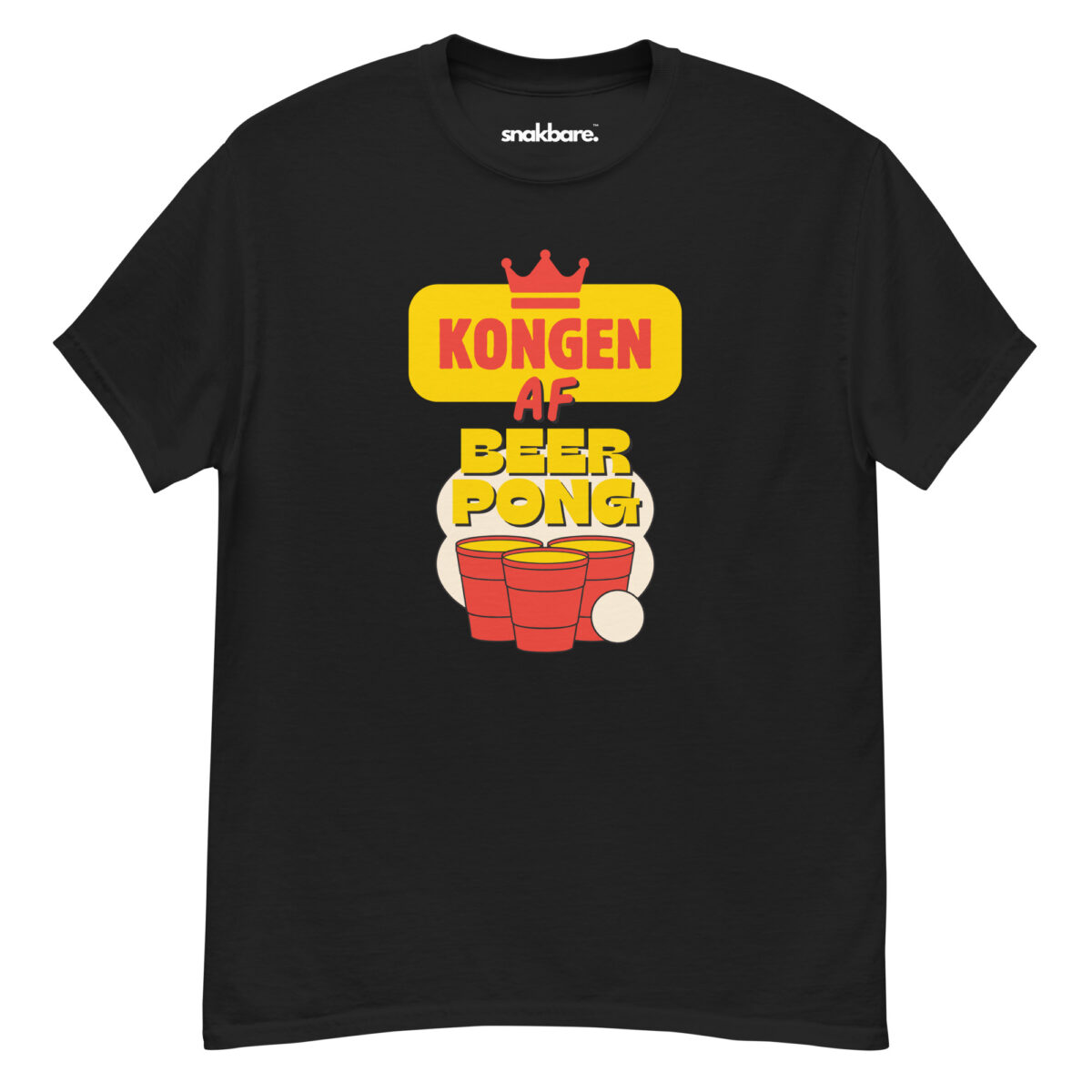 Alternative view of Kongen af Beerpong – Unisex T-shirt til fest og sjov