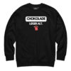 Chokolade løser alt Sweatshirt – Sjovt & Hyggeligt