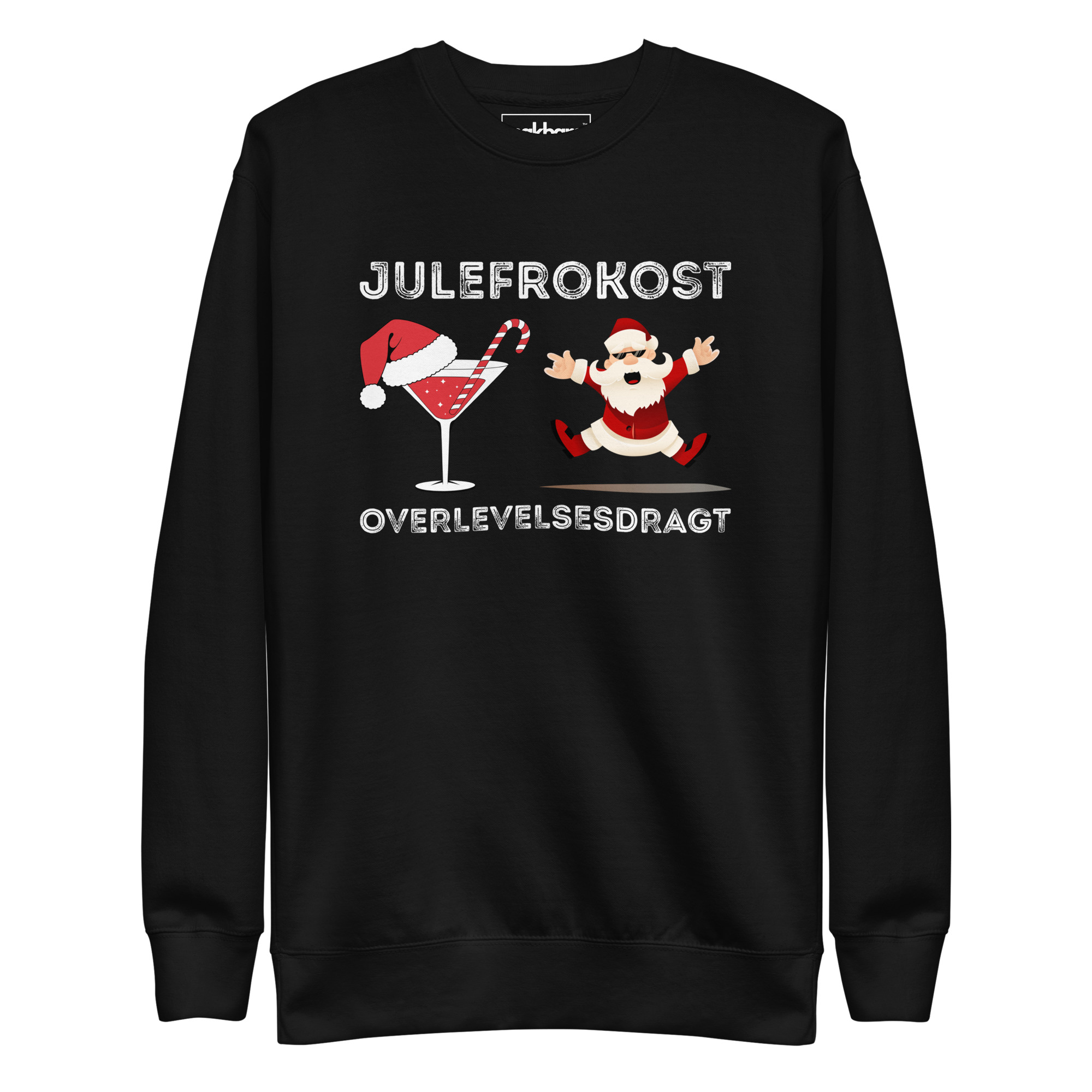 Julefrokost Overlevelsesdragt Sweatshirt – Sjovt & Festligt