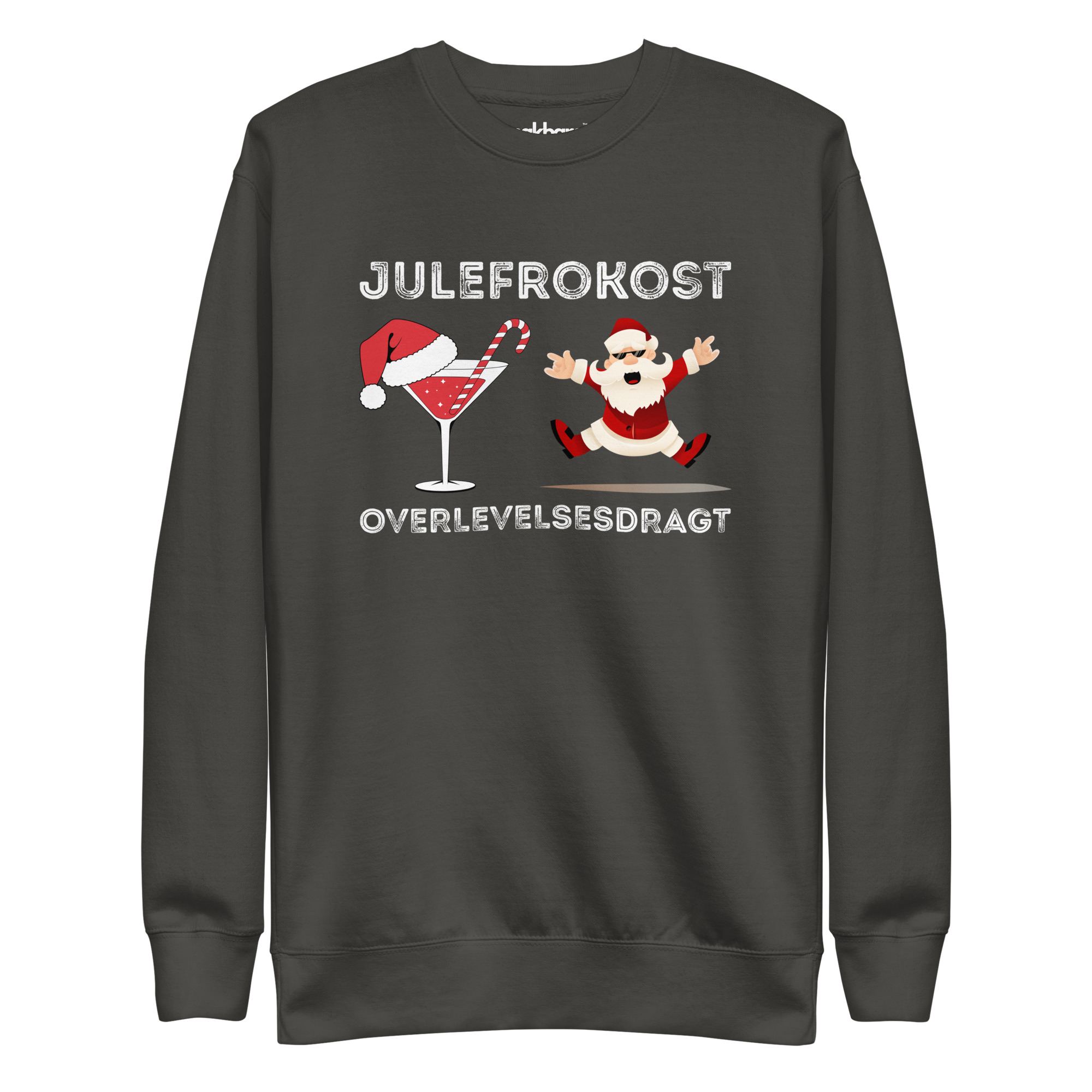 Julefrokost Overlevelsesdragt Sweatshirt – Sjovt & Festligt - Billede 4