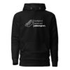 Kærlighed starter ved pølsevognen – Humoristisk unisex hoodie i blød bomuld