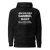 Jeg er ikke gammel – Bare klassisk. - Humoristisk unisex hoodie