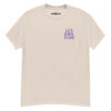 Lev Smil Elsk – Classic T-shirt med minimalistisk brystprint