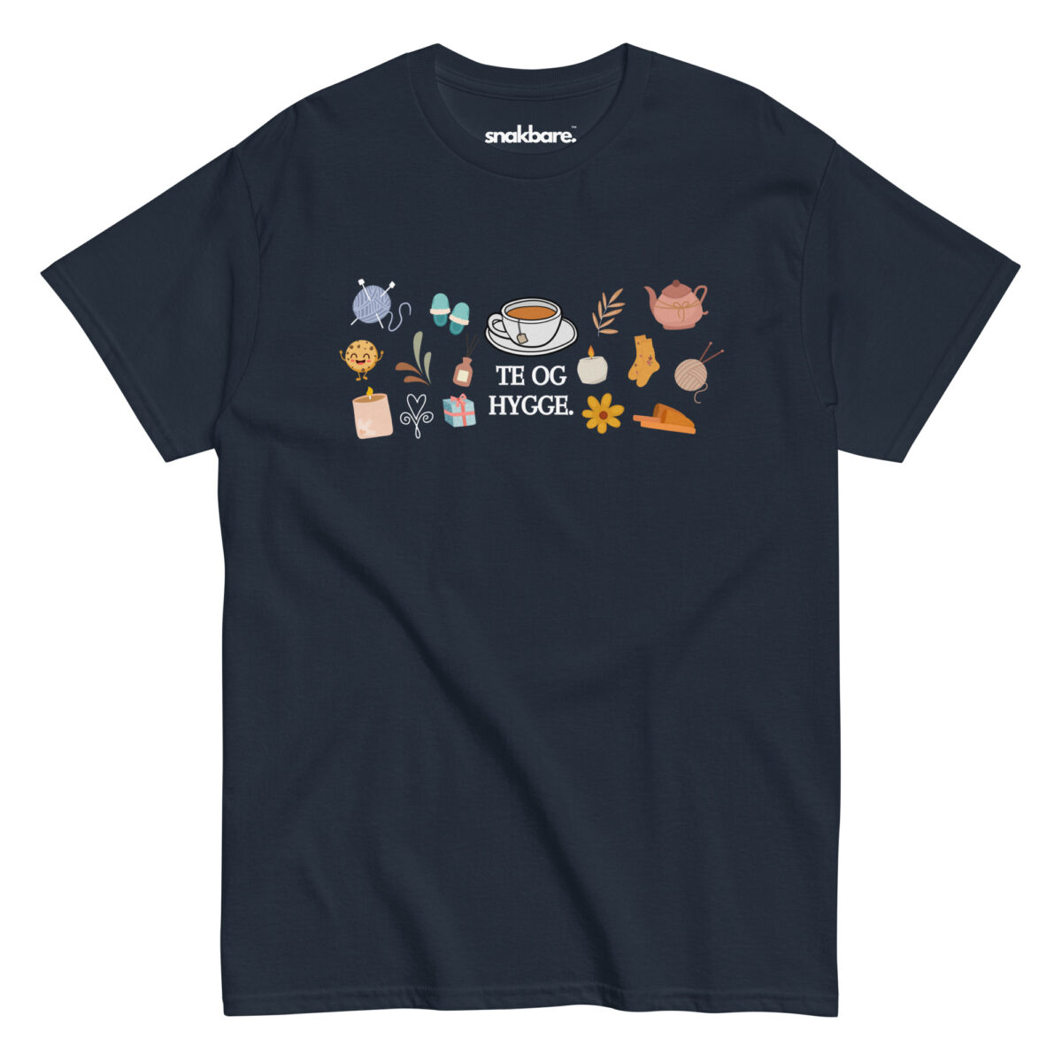 Te og hygge – Classic unisex T-shirt med søde illustrationer