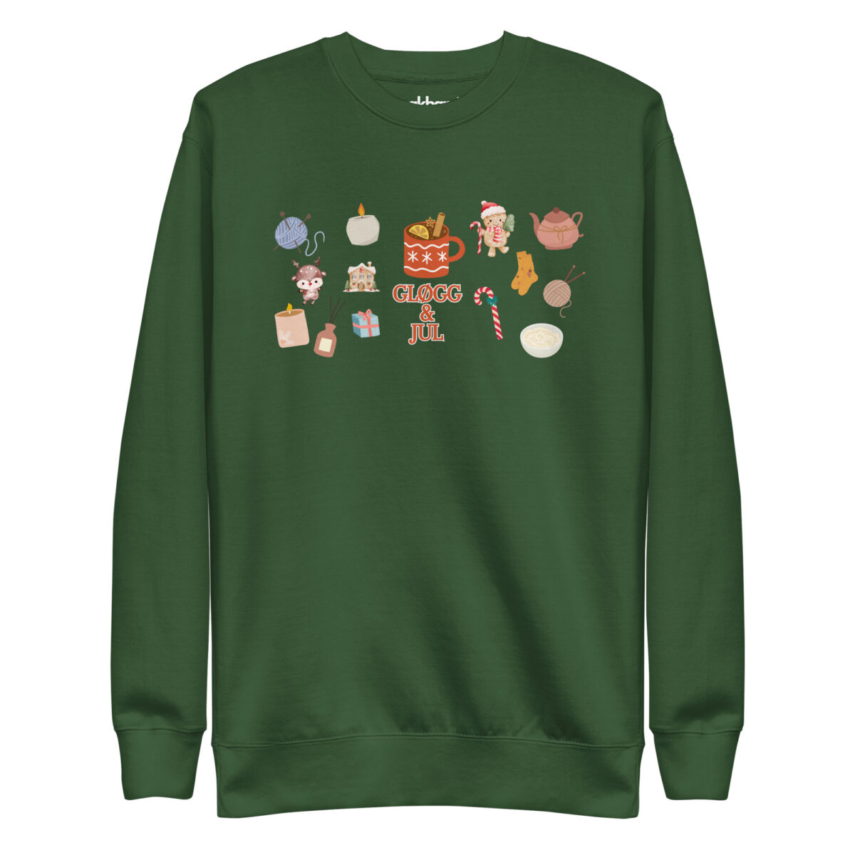 Alternative view of Gløgg og Jul Sweatshirt – Varm Hygge & Julestemning