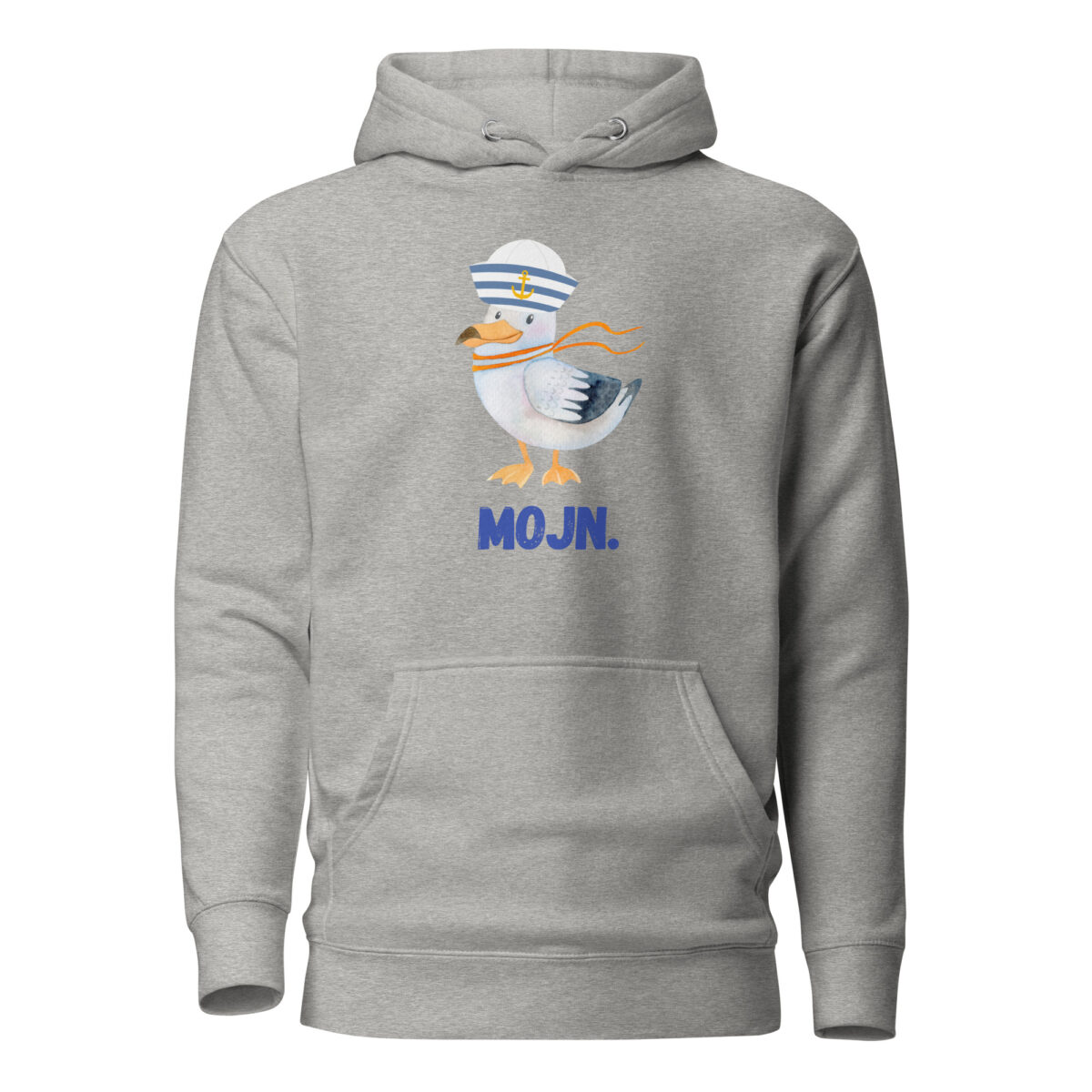 MOJN. Hoodie – Sønderjysk Humor Hoodie med Måge | Unisex