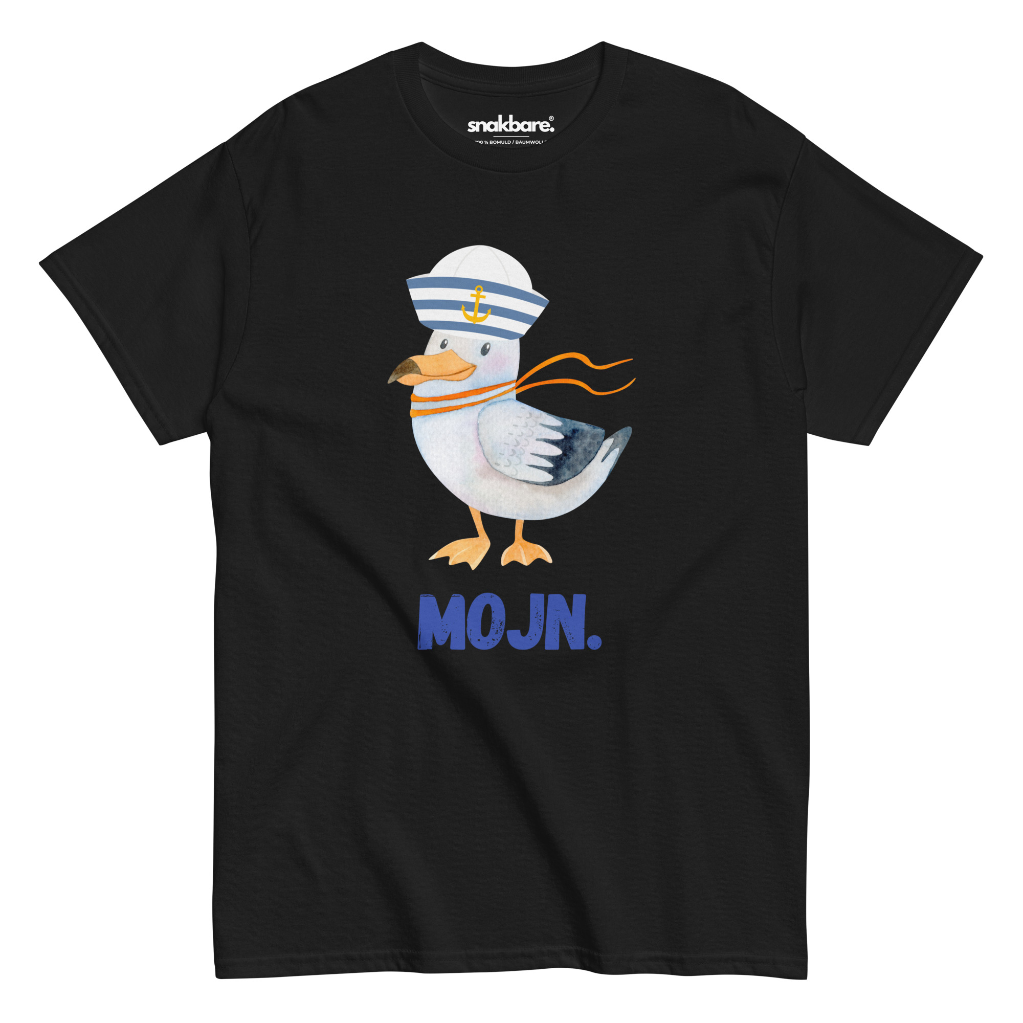 MOJN. T-shirt – Sønderjysk vibe med humoristisk måge-grafik - Billede 2