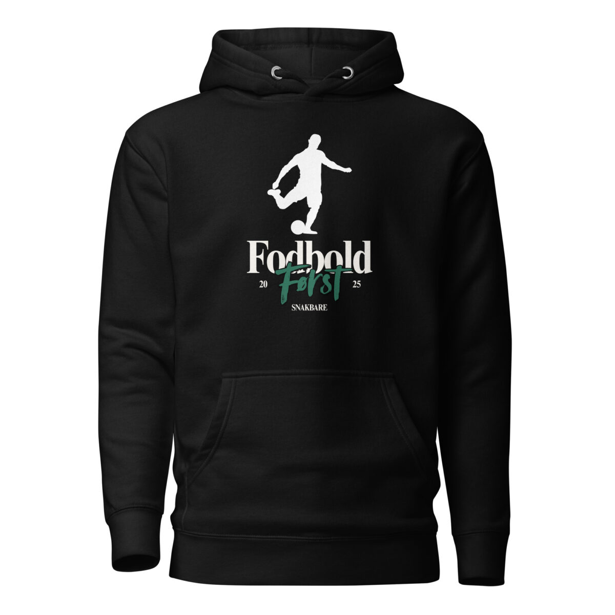 Fodbold Først Hoodie – Blød Unisex Hoodie til Fodboldfans | Sport & Humor
