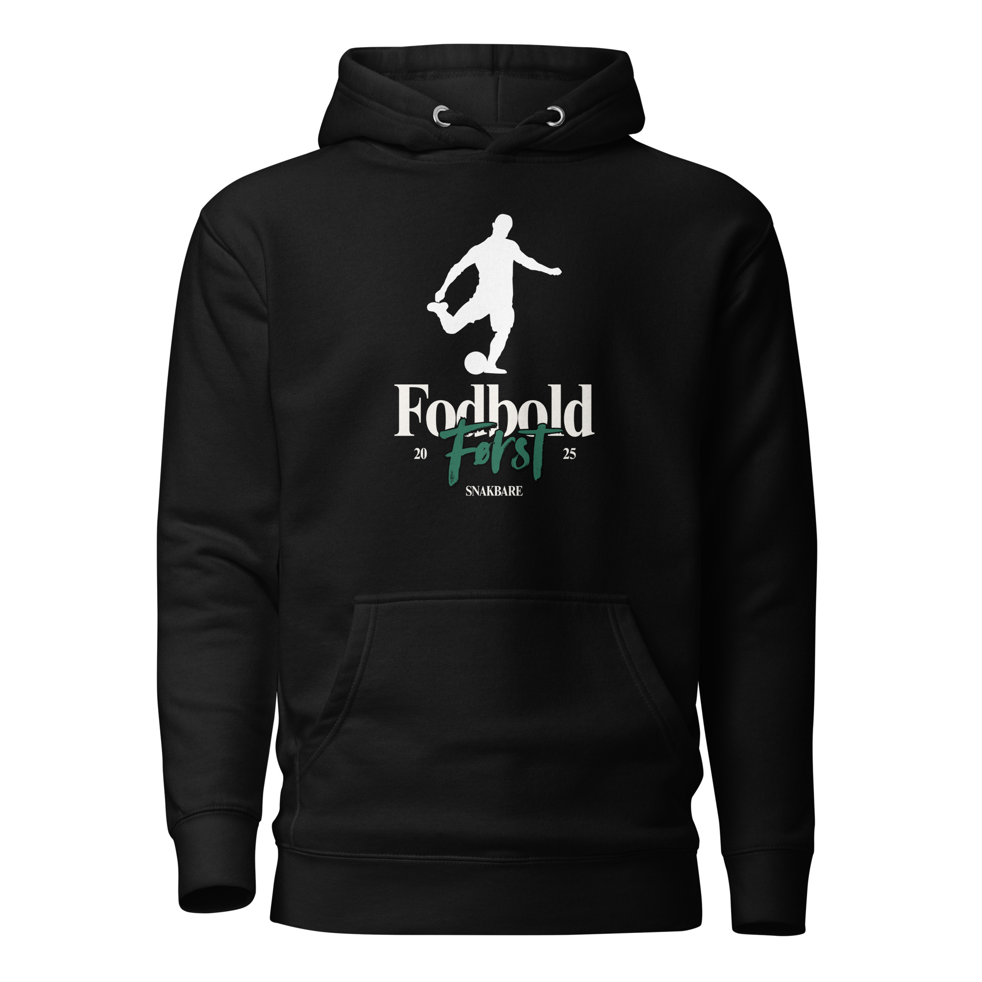 Fodbold Først Hoodie – Blød Unisex Hoodie til Fodboldfans | Sport & Humor