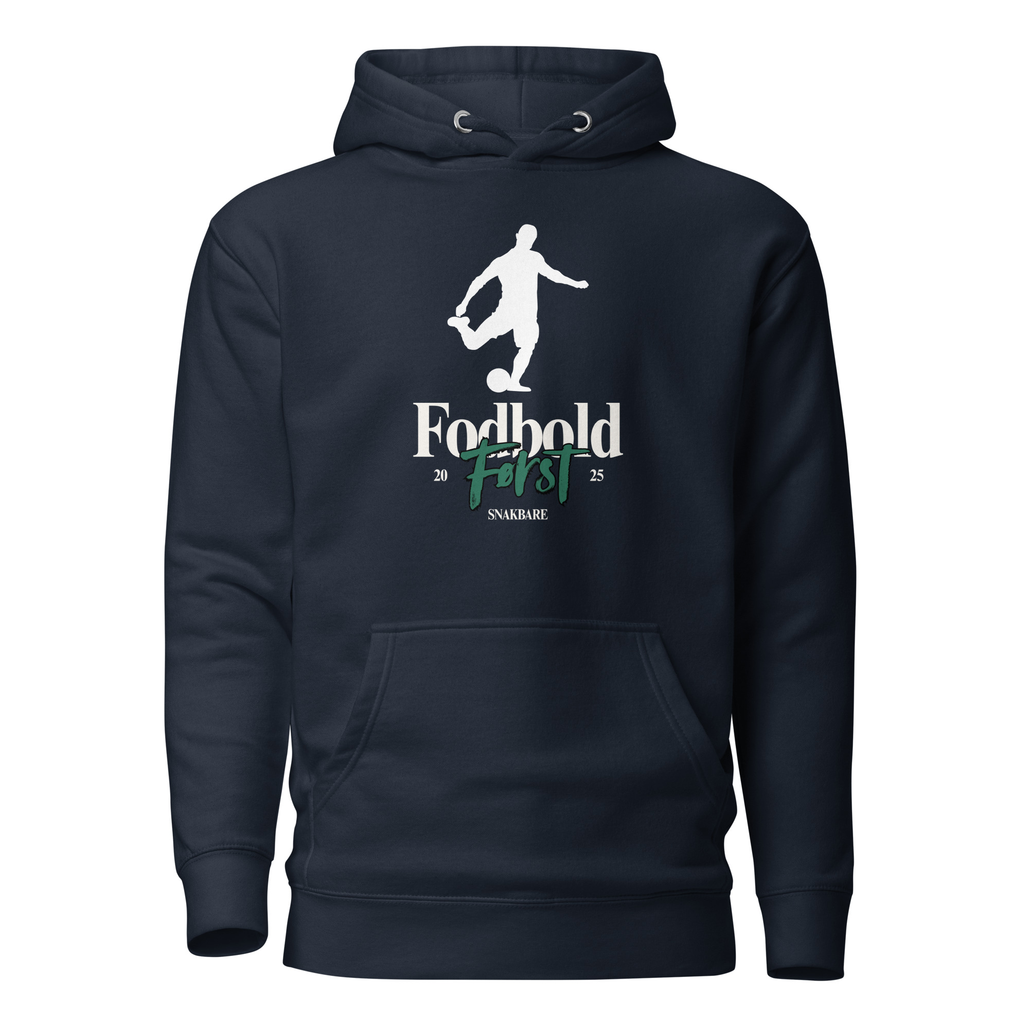 Fodbold Først Hoodie – Blød Unisex Hoodie til Fodboldfans | Sport & Humor - Billede 3