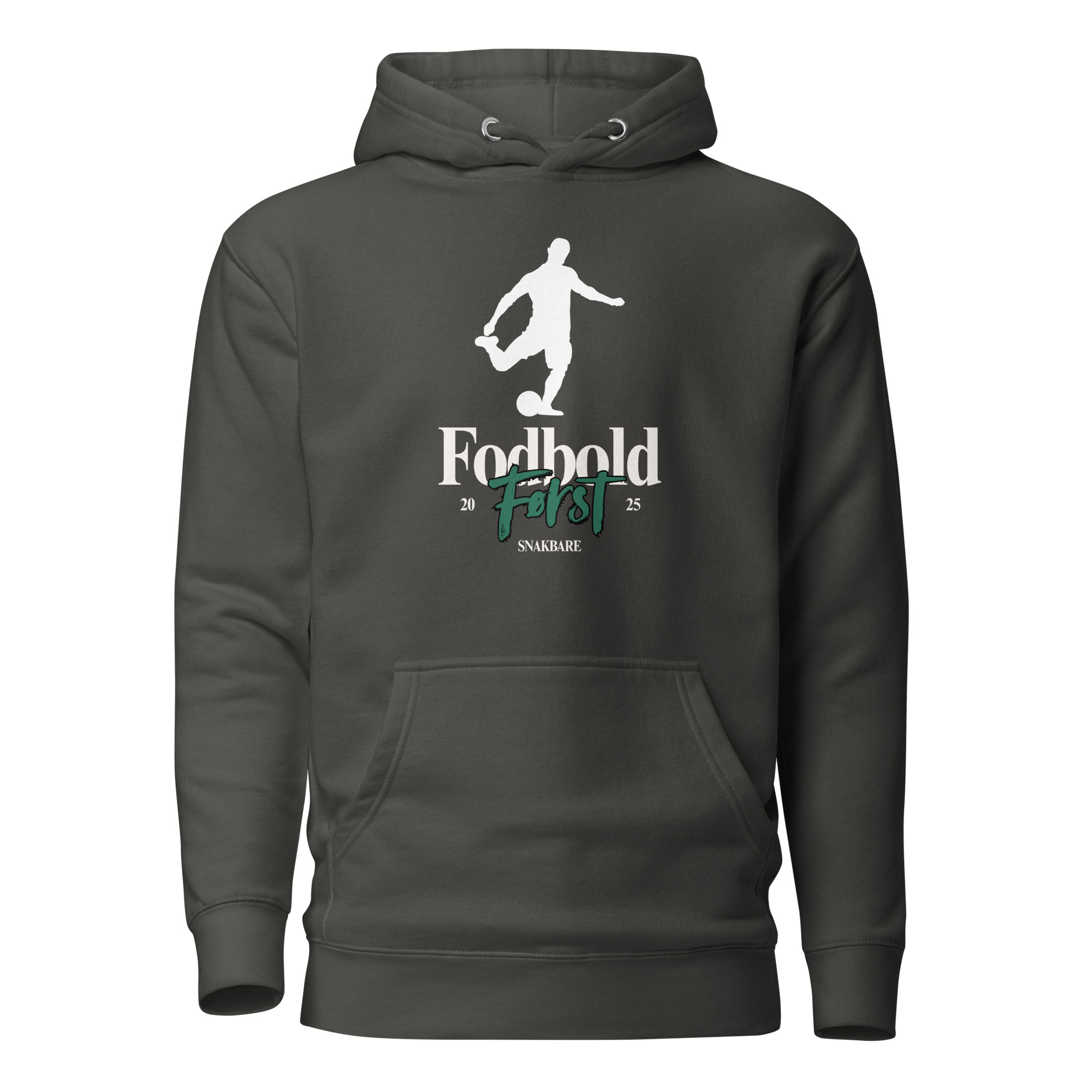 Fodbold Først Hoodie – Blød Unisex Hoodie til Fodboldfans | Sport & Humor - Billede 4