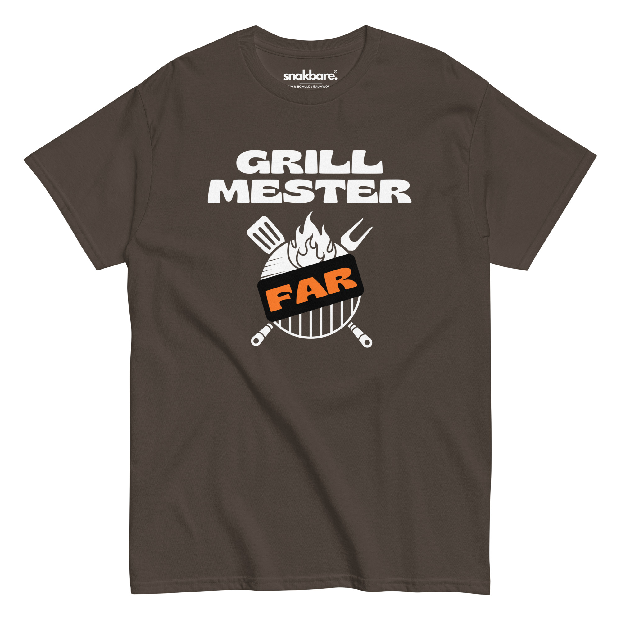 Grillmester Far – Sjov unisex T-shirt til grillentusiaster - Billede 5