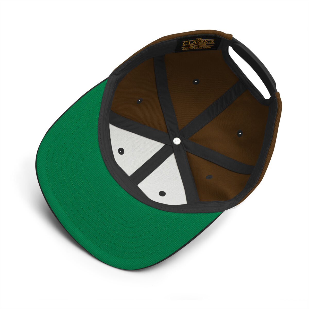 Alternative view of Bajer og bold – Fodbold Snapback Kasket