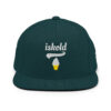 Iskold Snapback Kasket – Unisex med is-broderi