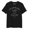 Snakbare Party Club – Økologisk Unisex T-shirt med Frontprint