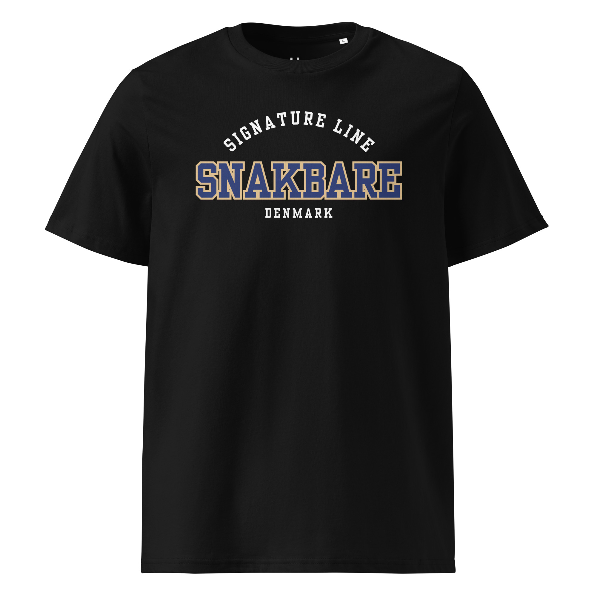 Snakbare Signature Line T-shirt – Økologisk Unisex Tee - Billede 2