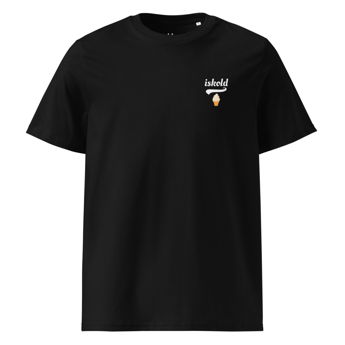 Alternative view of Iskold T-shirt – Økologisk unisex t-shirt med brystprint