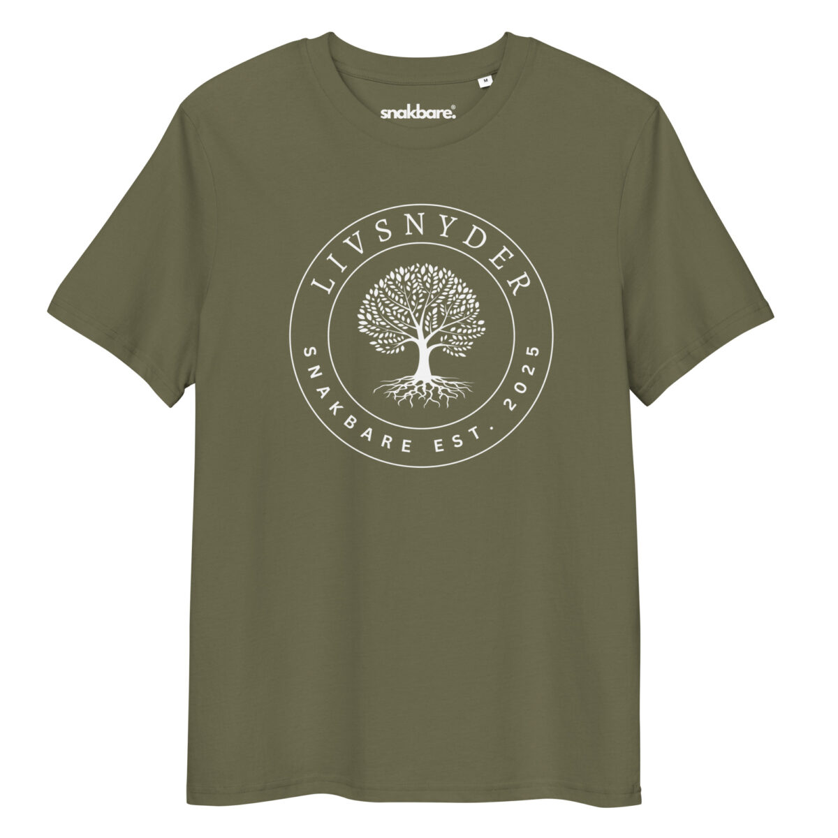 Livsnyder T-shirt – Økologisk unisex t-shirt med træillustration