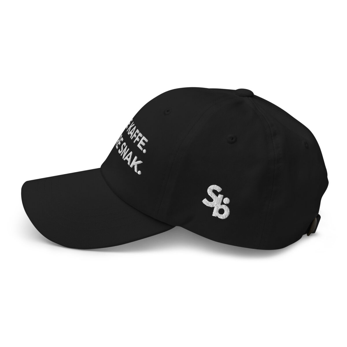 Alternative view of Mere kaffe. Mindre snak. – Classic Dad Hat Kasket