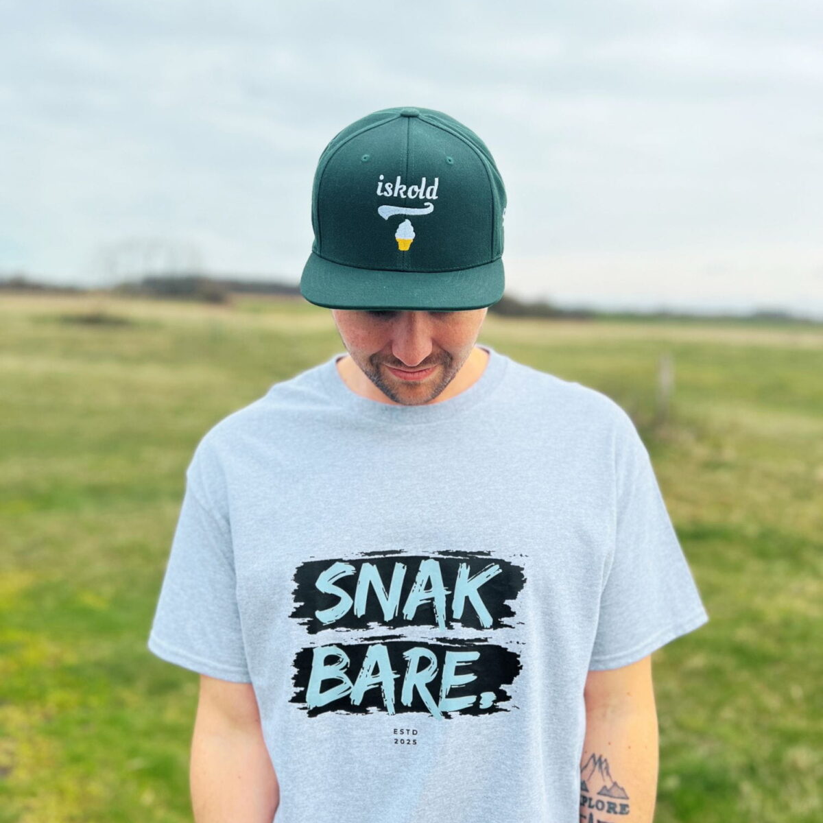 Alternative view of Iskold Snapback Kasket – Unisex med is-broderi