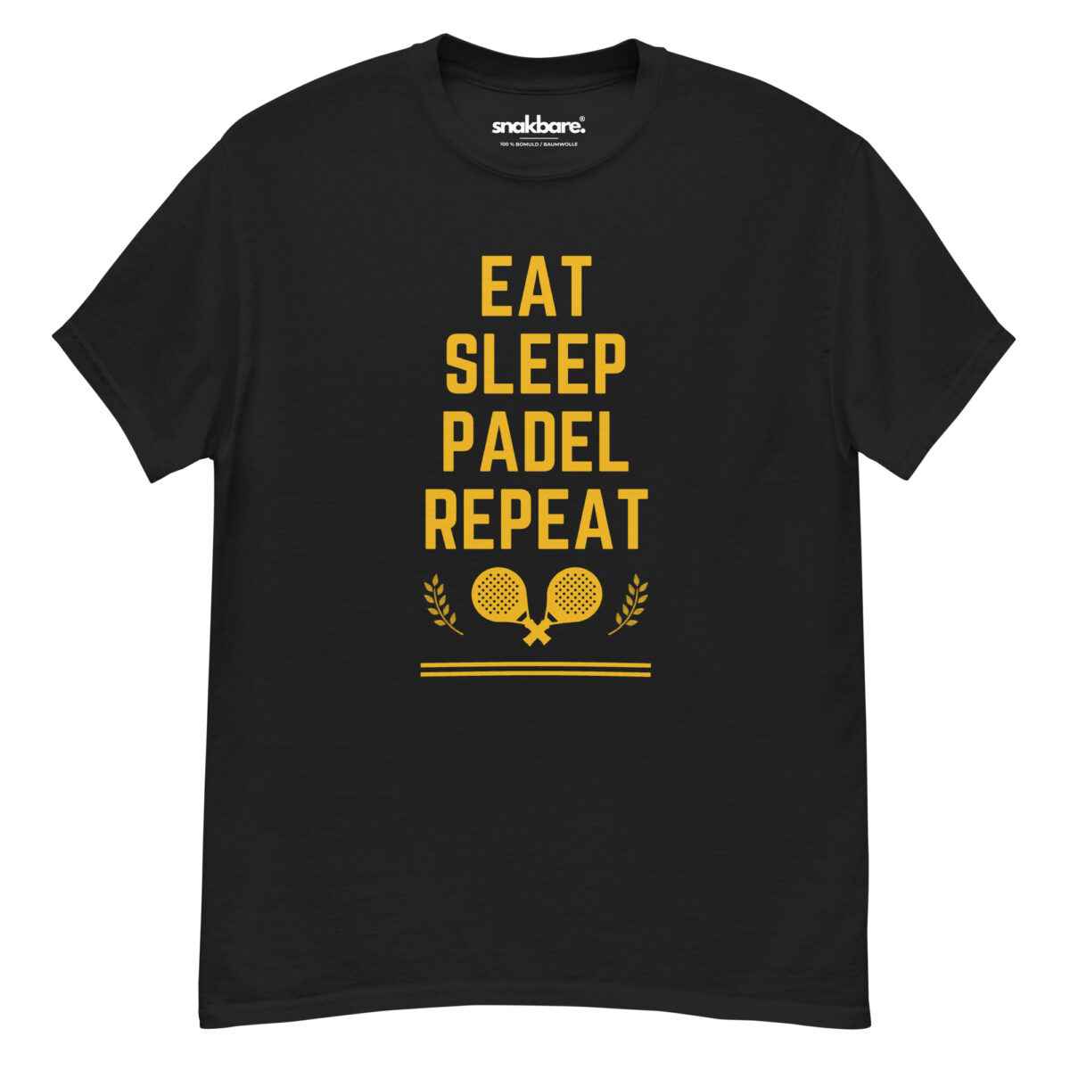 Eat Sleep Padel Repeat – Unisex T-shirt til padelspillere